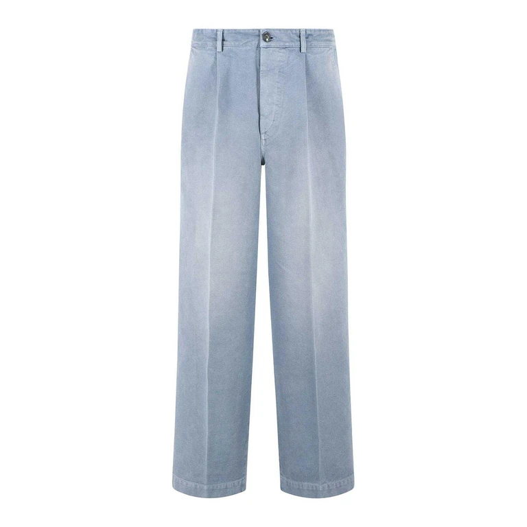 Marni Pantalons Décontractés - Bleu Clair (PUMU0327G0USCY6300B31)