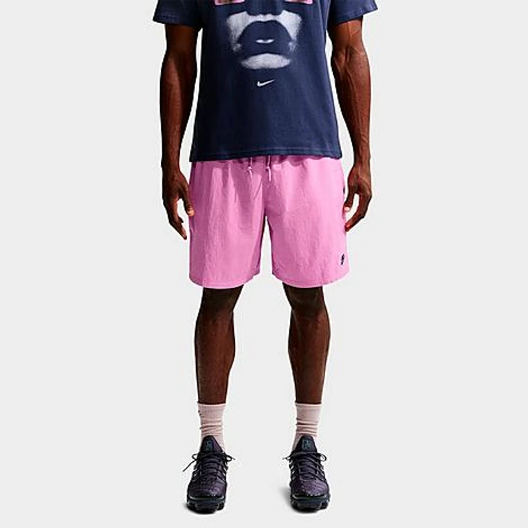 Men's Sportswear Club Sport Shorts in Light Magenta/Midnight Navy Size: XS