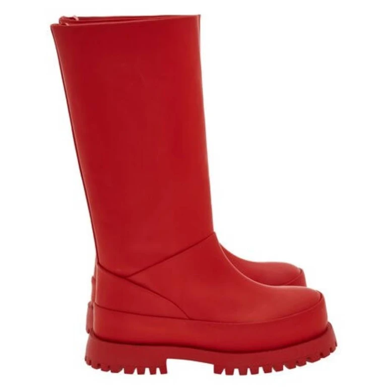 Ferragamo Fazio Leather Combat Boots
