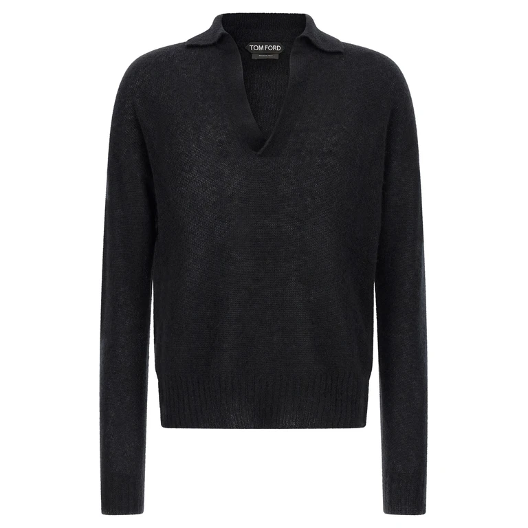 Tom Ford Black Cashmere Cardigan Clothing - Men