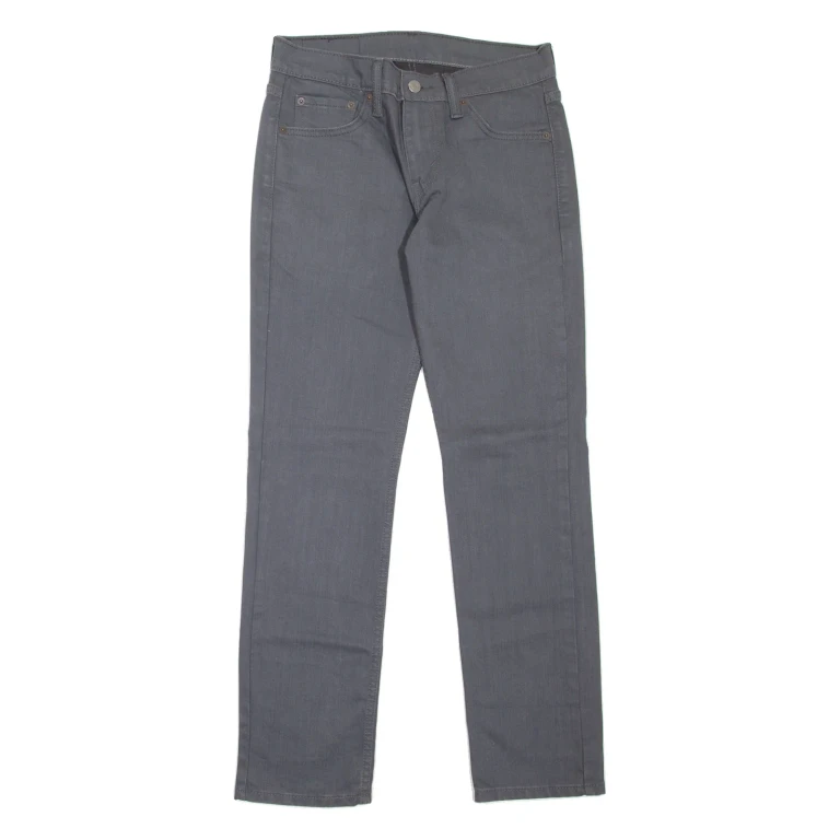LEVI'S 511 Jeans Mens Grey Slim Straight W29 L30
