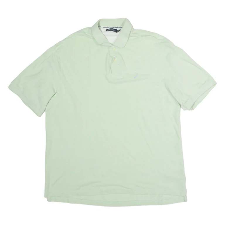 NAUTICA Mens Polo Shirt Green XL