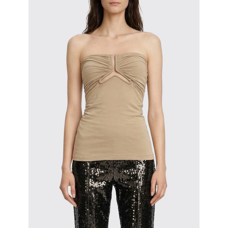 Top tipo tubo com efeito franzido Rick Owens