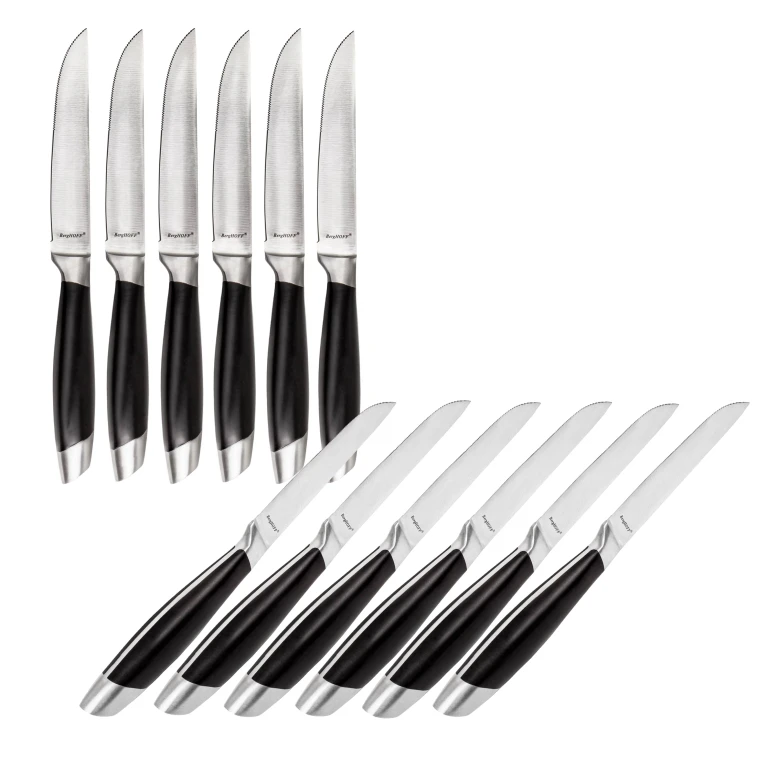 Essentials Geminis 12Pc Stainless Steel Steak Knife Set, 4.75"