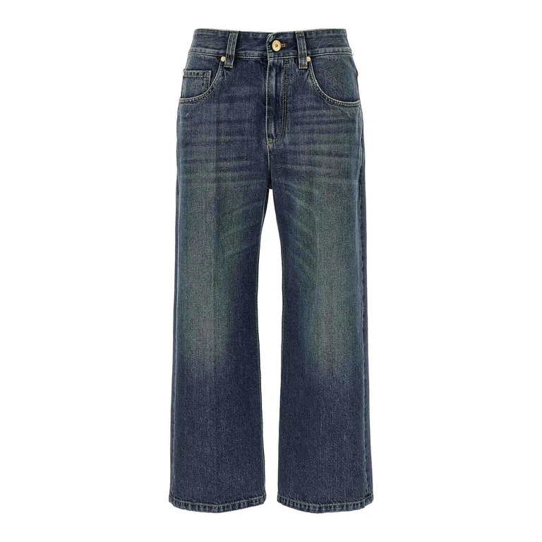 Jeans Bootcut Brunello Cucinelli - Azul
