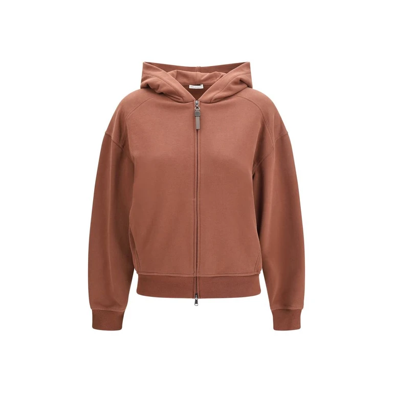 Brunello Cucinelli Brown Cotton Sweatshirt Clothing - Women