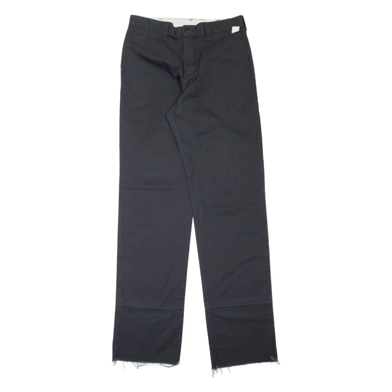 DICKIES Workwear Mens Trousers Black Regular Straight W32 L37