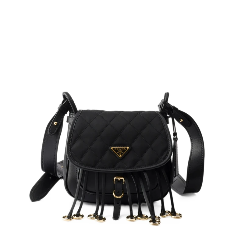 Corsaire Re-Nylon And Leather Mini Shoulder Bag