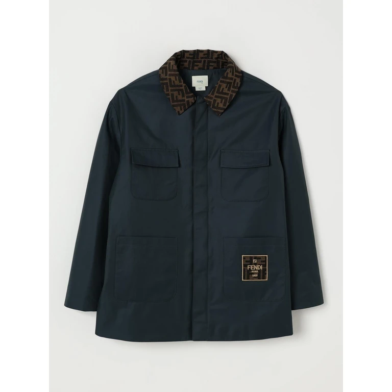 FENDI Jacket Kids color Green (JMA332ART2F0E3J)