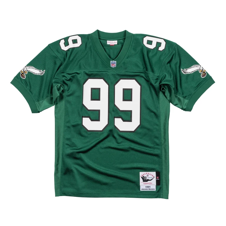 Men's NFL Dark Jersey Eagles 1991 Jerome Brown Jerseys