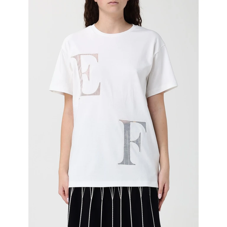 T-Shirt Woman color White (MA67P61E2270)