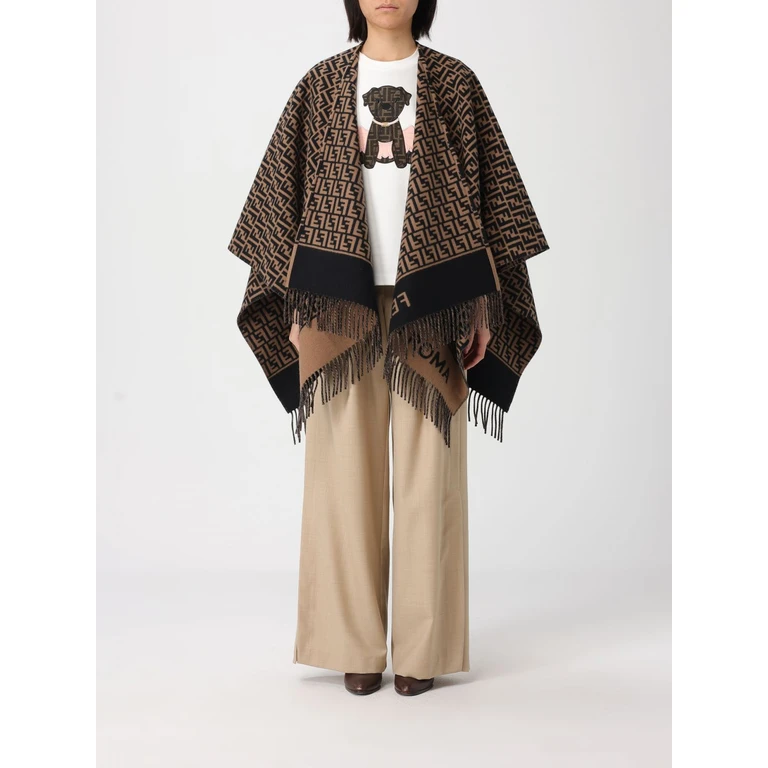 Coat Woman color Tobacco (FXX723AQCWF0QE1)