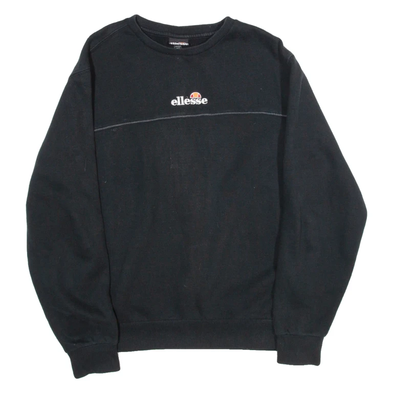 ELLESSE Womens Sweatshirt Black L