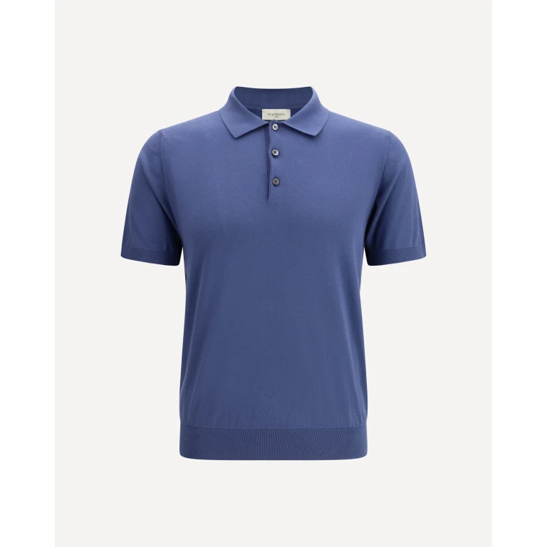 PIACENZA CASHMERE Cotton Polo with classic collar Male 46