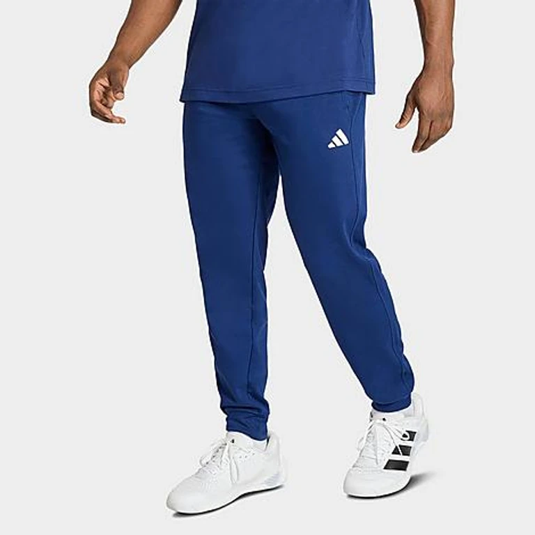adidas Men's Workout Essentials Feelready Training Pants in Dark Blue Size: Medium
