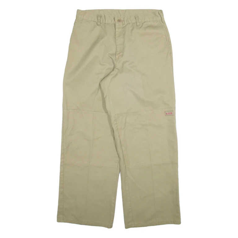 DICKIES Mens Trousers Beige Relaxed Straight W32 L30