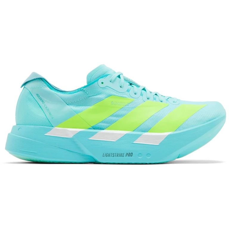 [JR1251] Mens adidas Adizero Adios Pro 4 'Flash Aqua Lucid Lemon'