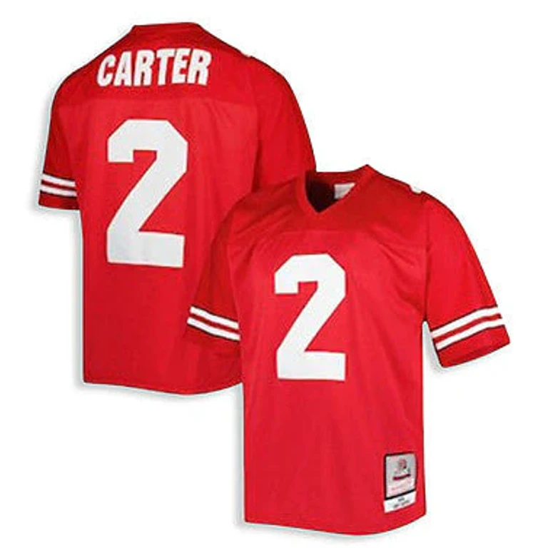 Men's Ohio State Cris Carter #2 Ss Short Sleeve Legacy Jersey