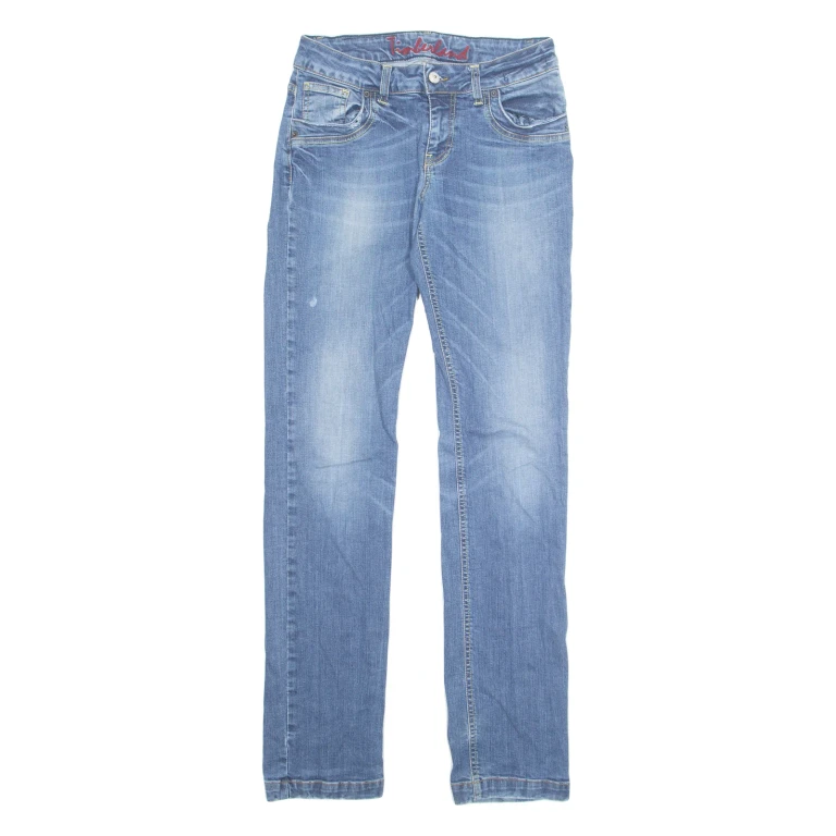 TIMBERLAND Mens Jeans Blue Regular Tapered Stone Wash W27 L34