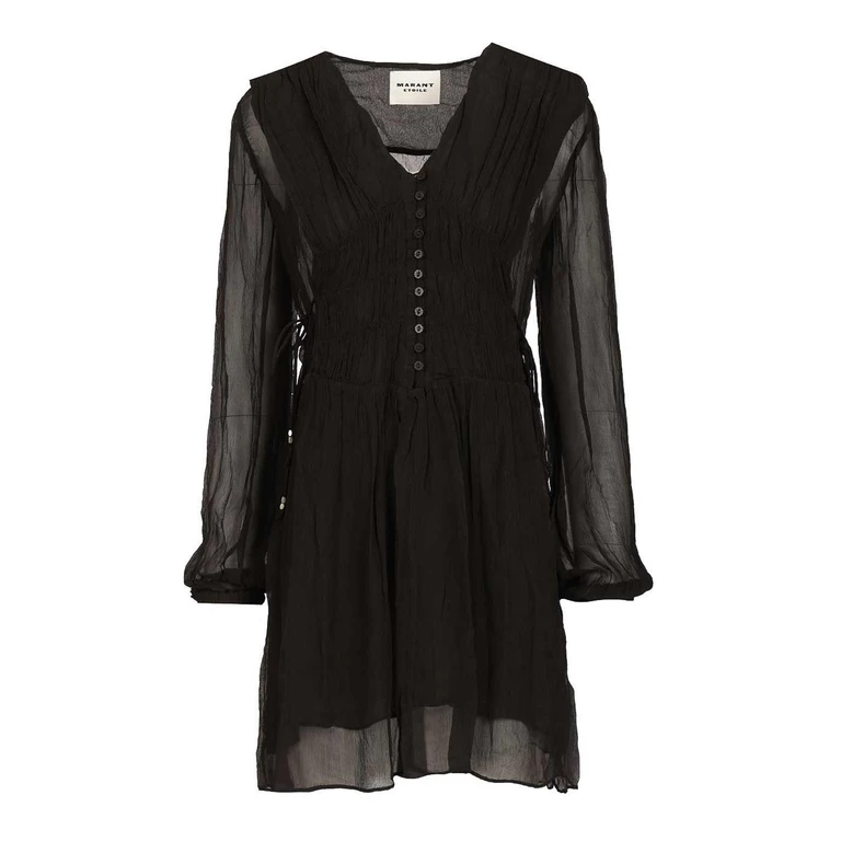 Isabel Marant Etoile Robe Courte - Noir (26PRO0969FAD1J08E01BK)