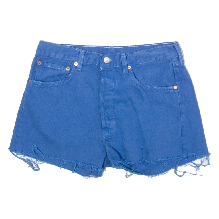 LEVI'S Womens Denim Shorts Blue 90s M W30