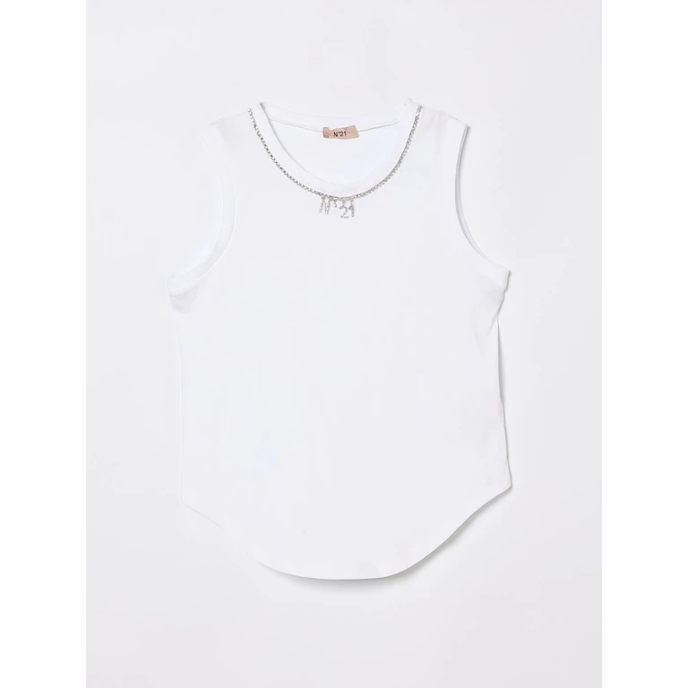 N° 21 T-Shirt Kids color White (N210A5N04790N100)