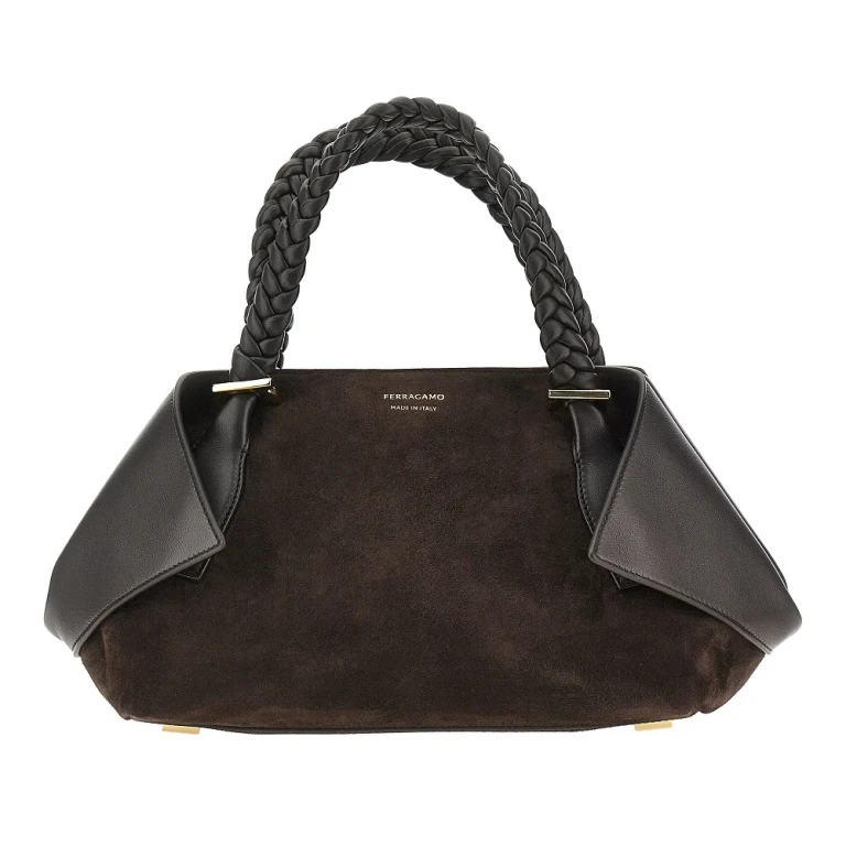 FERRAGAMO Leather hand bag with logo Woman One Size