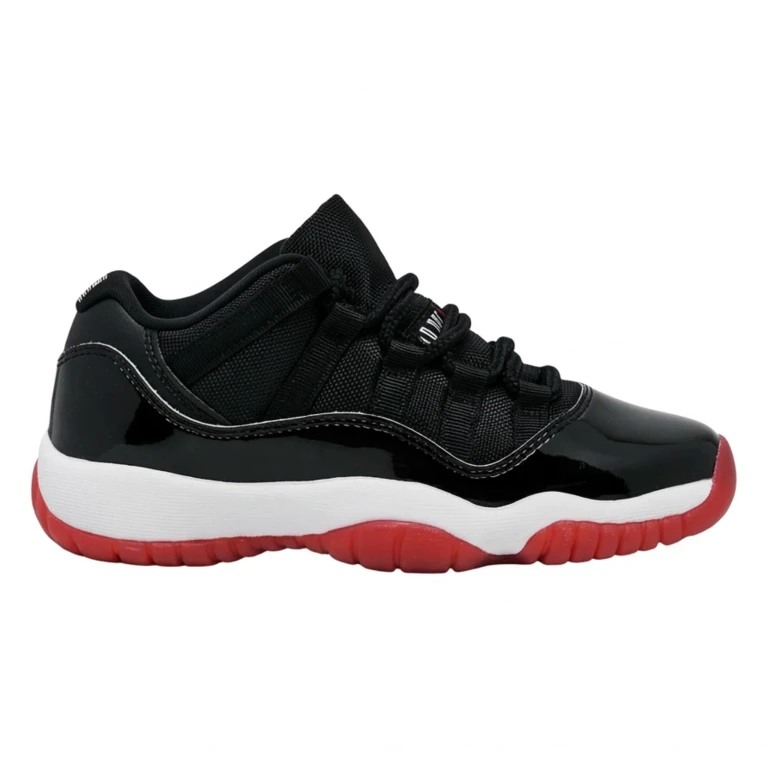 Grade School Retro 11 Low 'Bred Gs 2025' Sneakers
