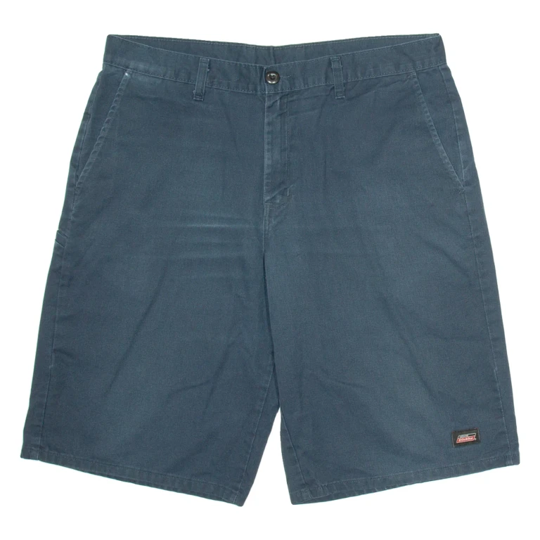 DICKIES Mens Workwear Shorts Blue L W36