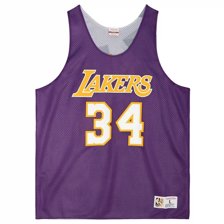 Men's Reversible Mesh Tank Lakers Shaquille O'Neal Tank Tops