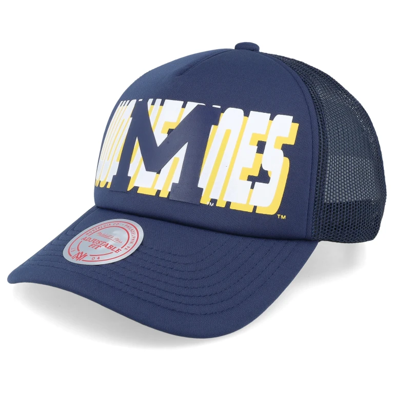 Men's Ncaa Billboard Trucker Snapback Michigan Snapback Caps
