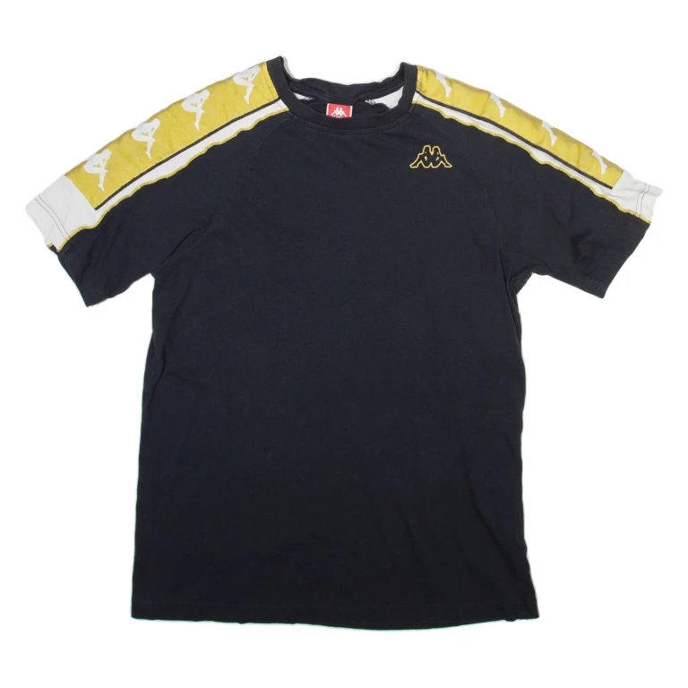 KAPPA Womens T-Shirt Black S