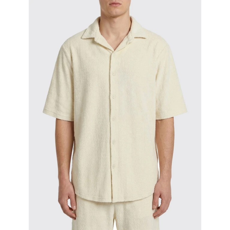 OFF-WHITE Shirt Men color Yellow Cream (44MGG013C9J0010A00)
