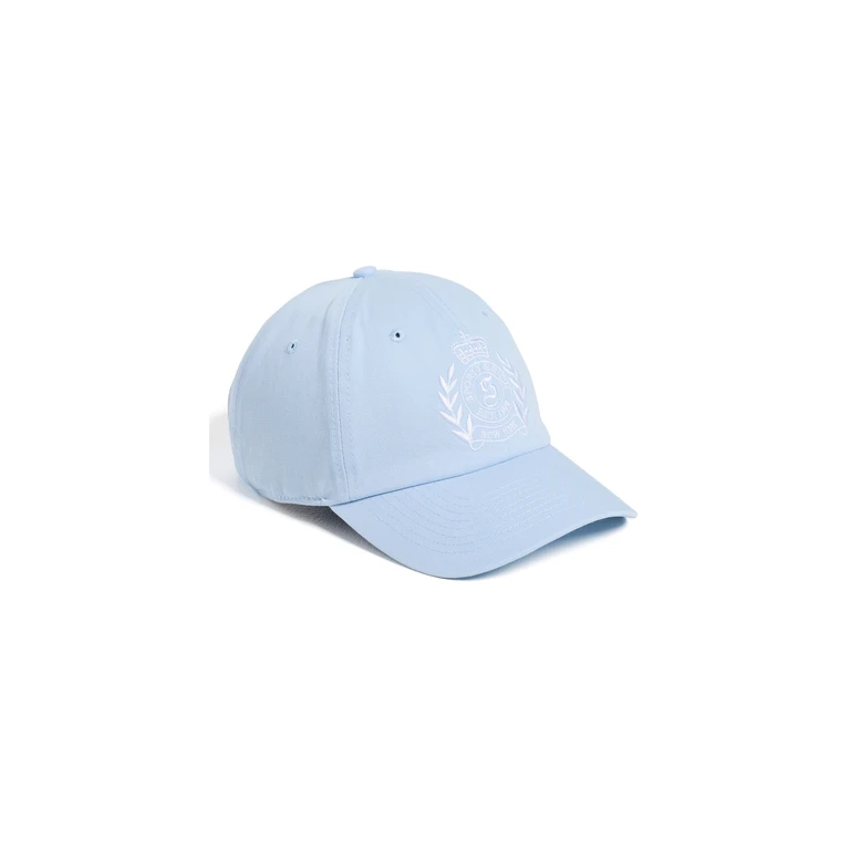 Sporty & Rich NY Crest Cap Dark Navy White One Size