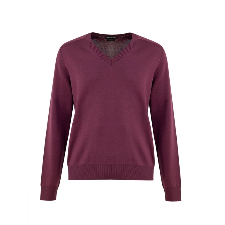 Purple Silk Sweatshirt Clothing - Men