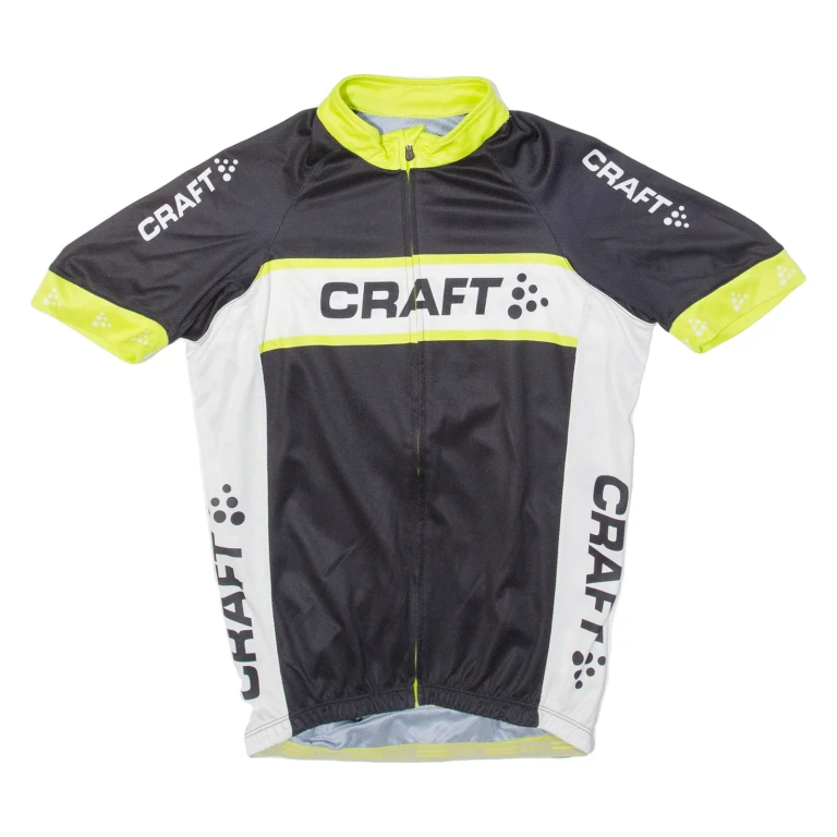 CRAFT Full Zip Cycling Mens Jersey Black S