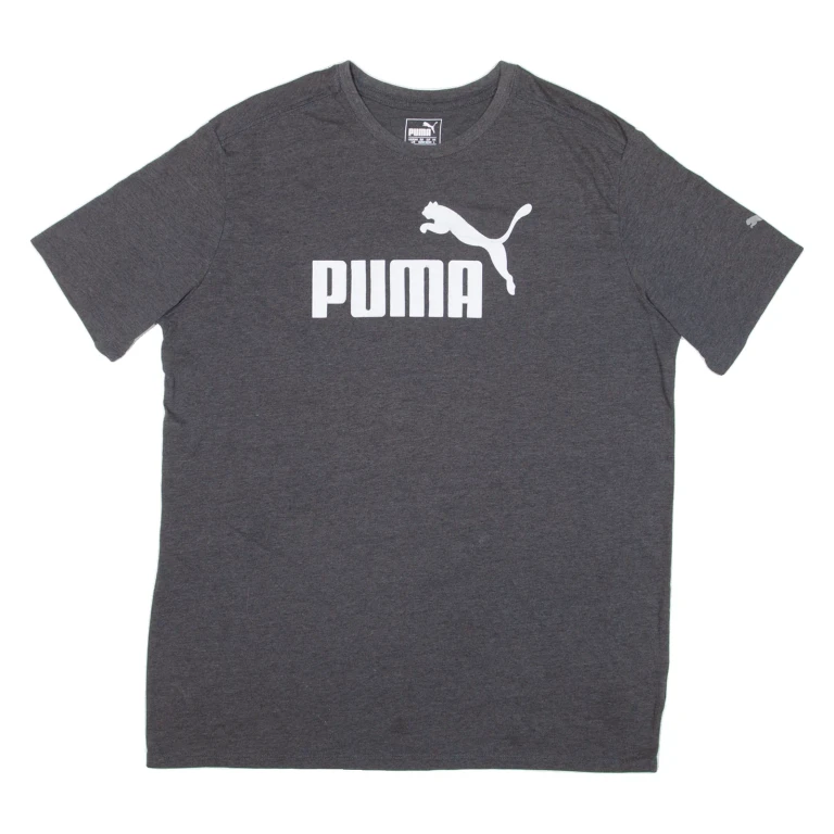 PUMA Mens T-Shirt Grey L