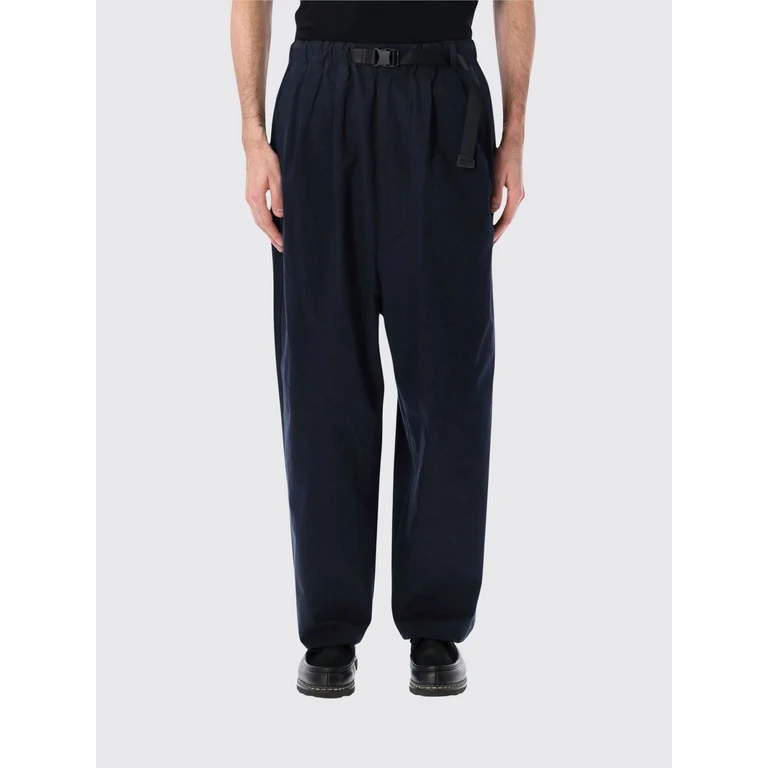 COMME DES GARÇONS Wide-Leg Cotton Trousers with Drawstring Waist (HQP0120512)