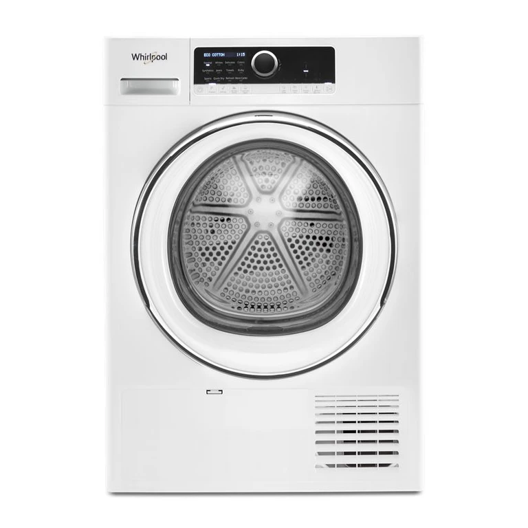 24" Small Space Ventless Dryer in White