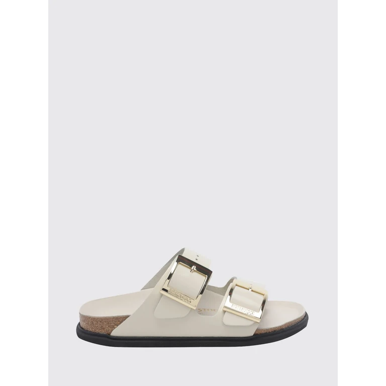 Arizona Droplet Buckle Flat Leather Sandals with Double Strap (1031809)