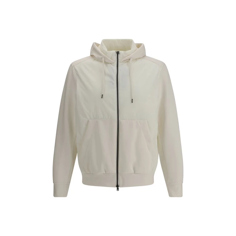 White Polyamide Shell Jacket Clothing - Men
