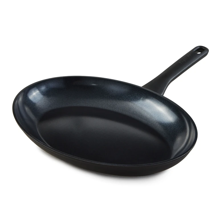 BergHOFF DiNA Helix Recycled Aluminum Nonstick Ceramic Fish Pan, 13.25"