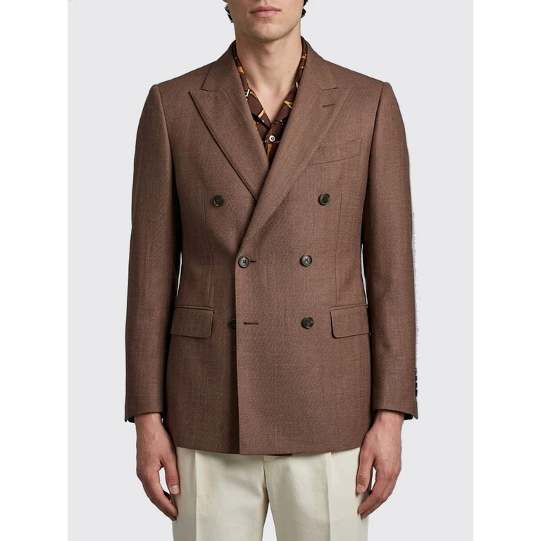DRÔLE DE MONSIEUR Jacket Men color Brown (KJT208PL171BN)