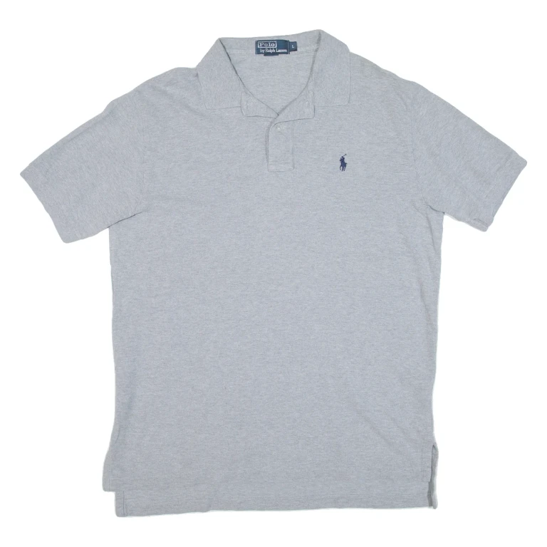 POLO RALPH LAUREN Mens Polo Shirt Grey L
