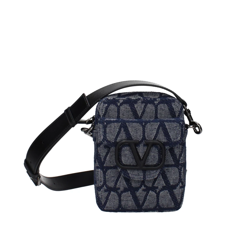 Valentino Garavani Blue Fabric Crossbody Bag - Men