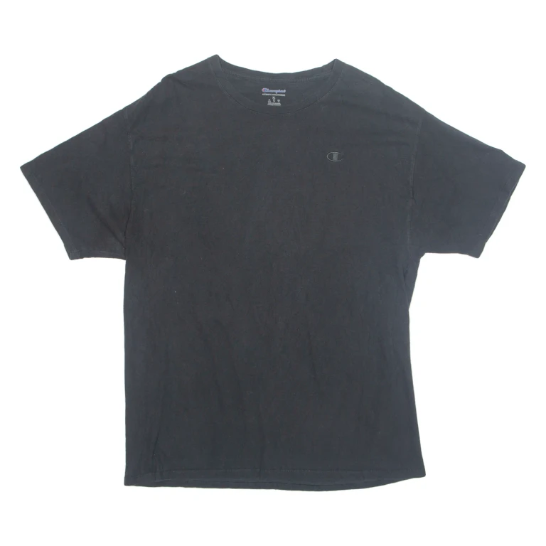 CHAMPION Mens T-Shirt Black XL