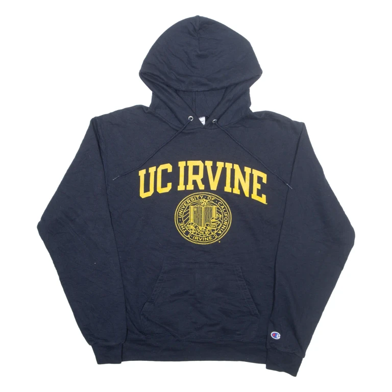 CHAMPION University Of California Irvine Mens Blue Hoodie USA M