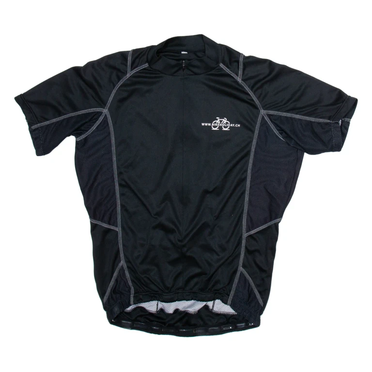Cycling Mens Jersey Black 1/2 Zip L