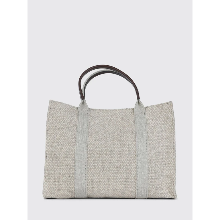 Georgia Canvas and Leather Top Handle Bag with Magnetic Closure (W2041W18W14CLSDSSDS)