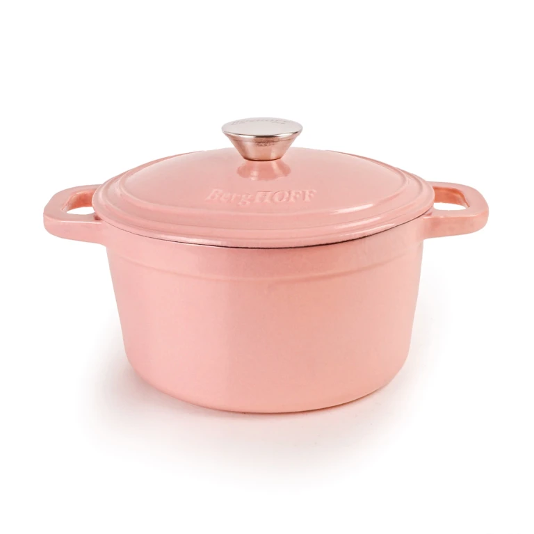 Neo Cast Iron 3qt. Round Dutch Oven 8" with Lid, Pink
